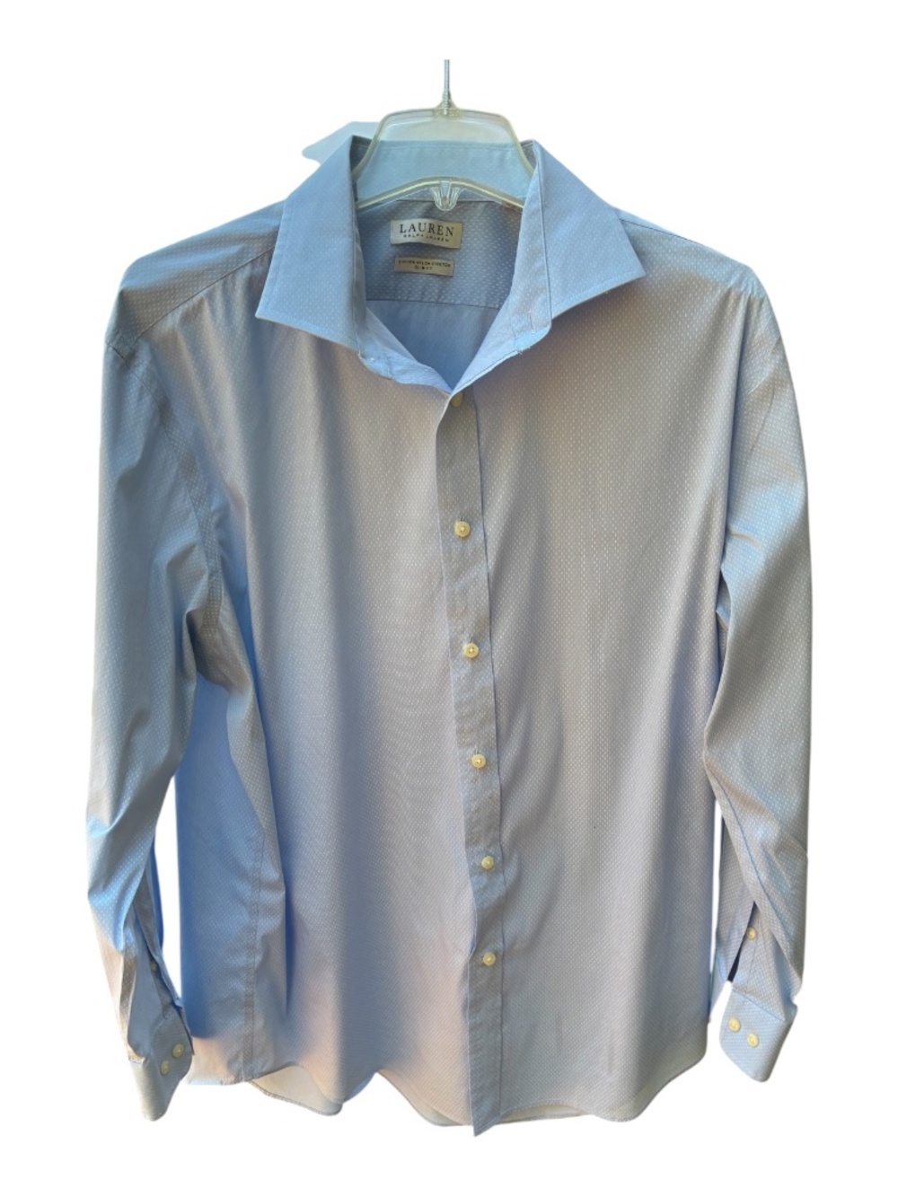 Lauren Ralph Lauren Blue Printed Button up Shirt-Size XL (17 1/2)(34-35)